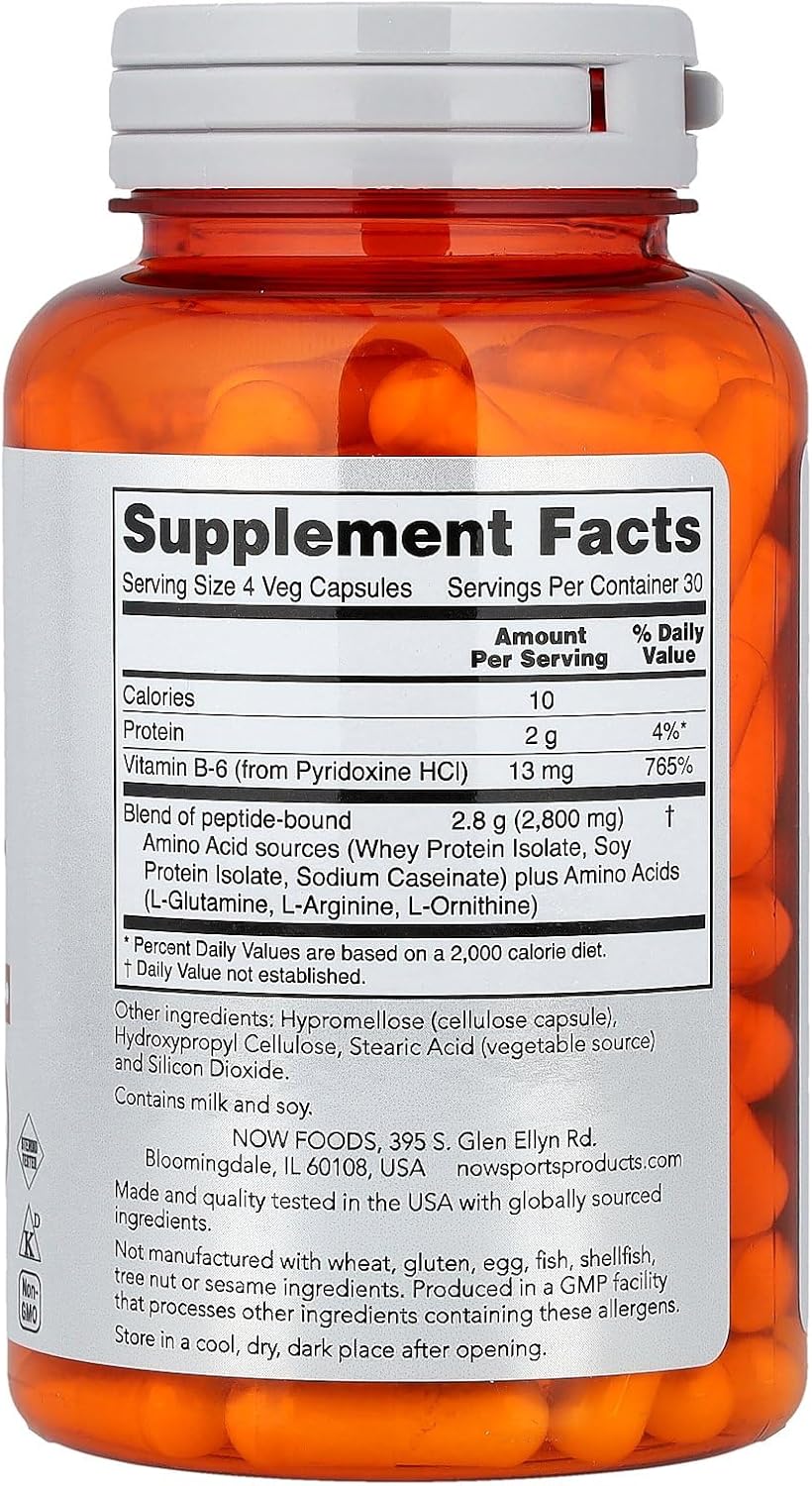 کپسول EAA ناو مدل Essential Amino Acids، 120 کپسول