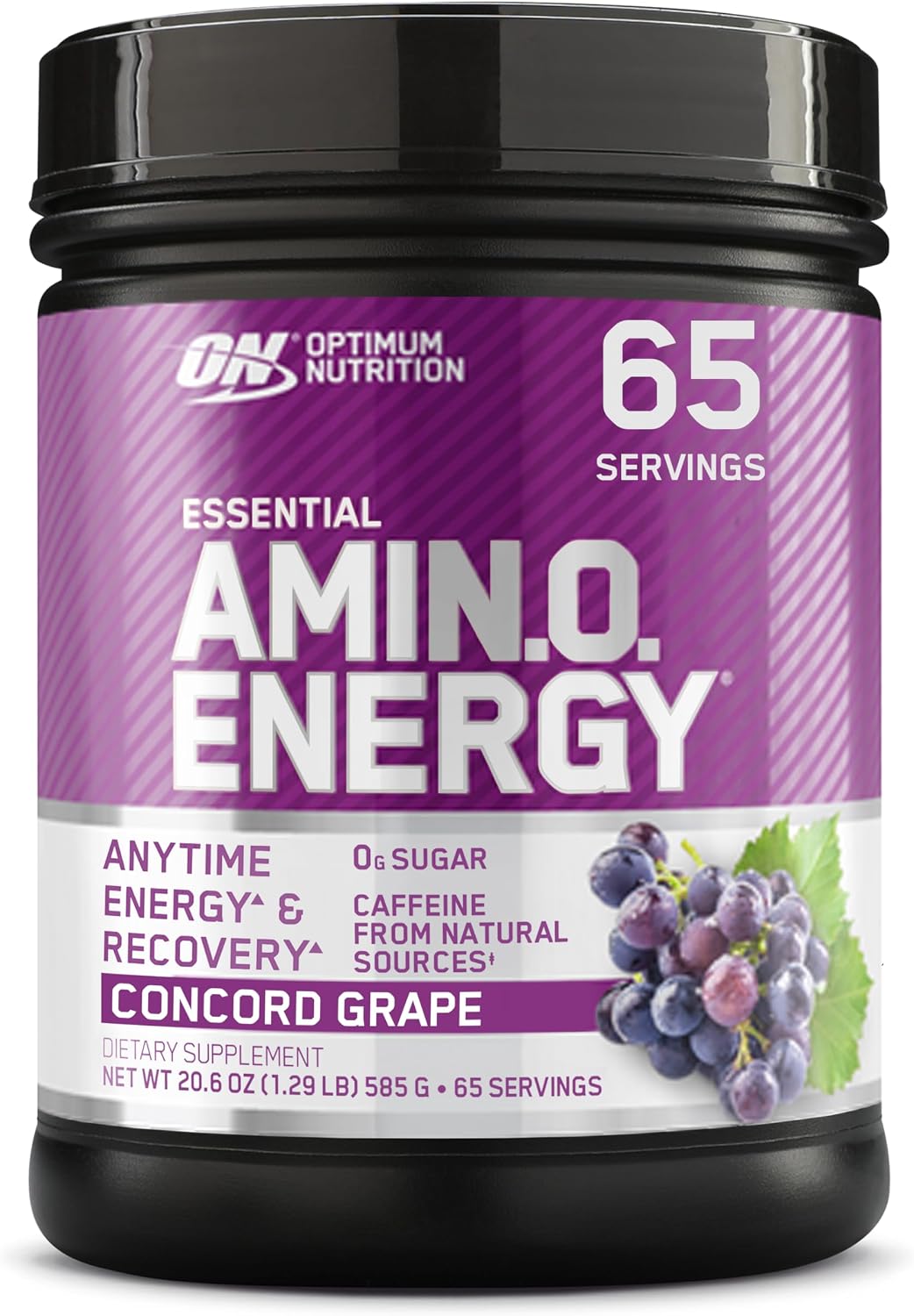 نوشیدنی آمینو انرژی اپتیموم نوتریشن مدل Amino Energy، 65 وعده، طعم انگور