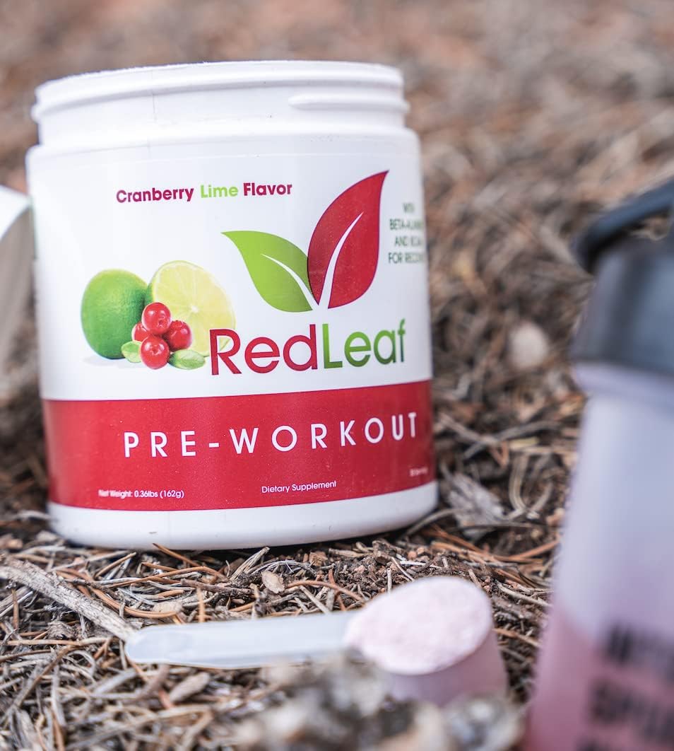 مکمل پری‌ورک‌اوت Red Leaf، 30 وعده، طعم بری