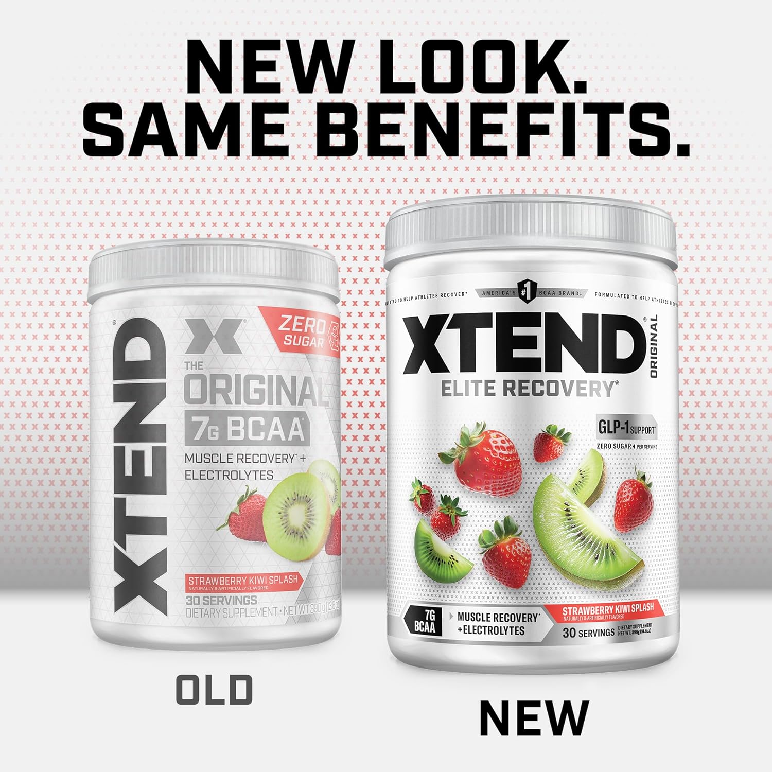 پودر BCAA اکستند مدل XTEND Original، 30 وعده، طعم توت‌فرنگی و کیوی