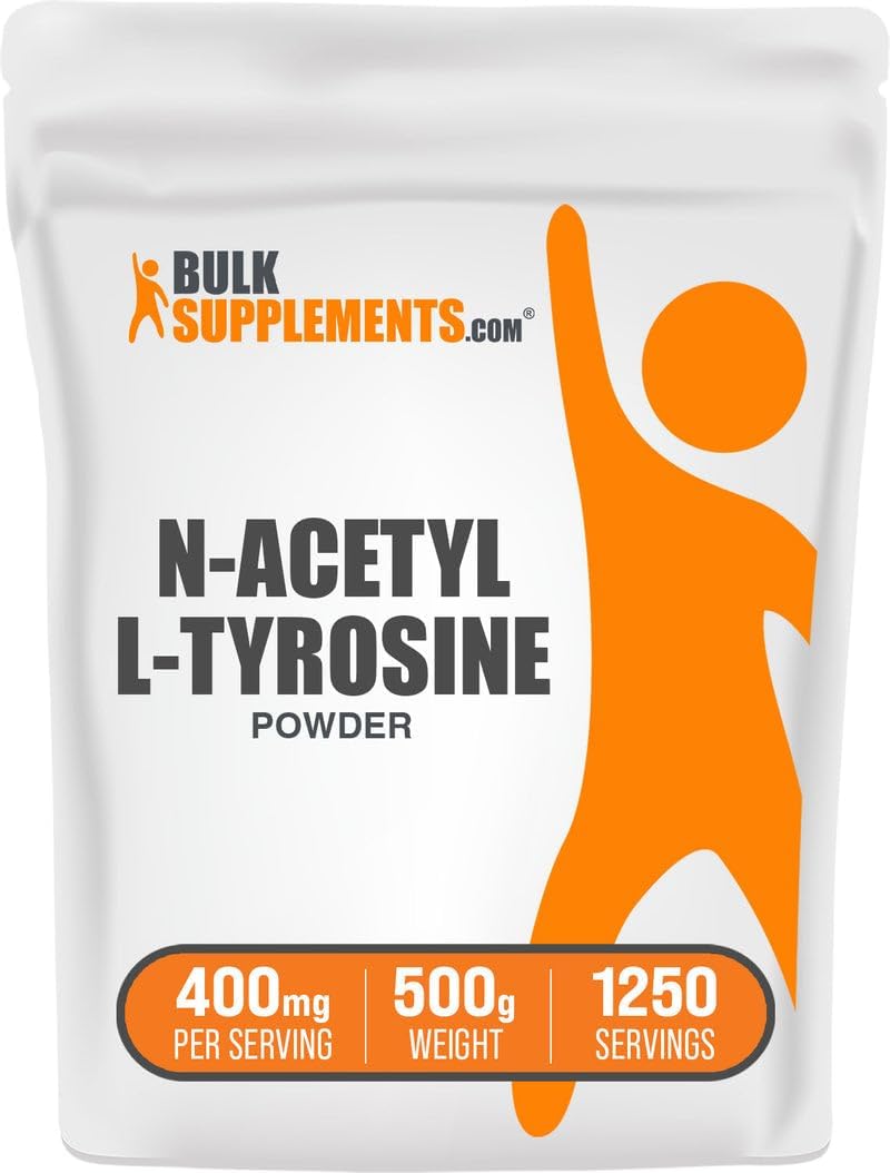 پودر ال تیروزین BulkSupplements، 500 گرم