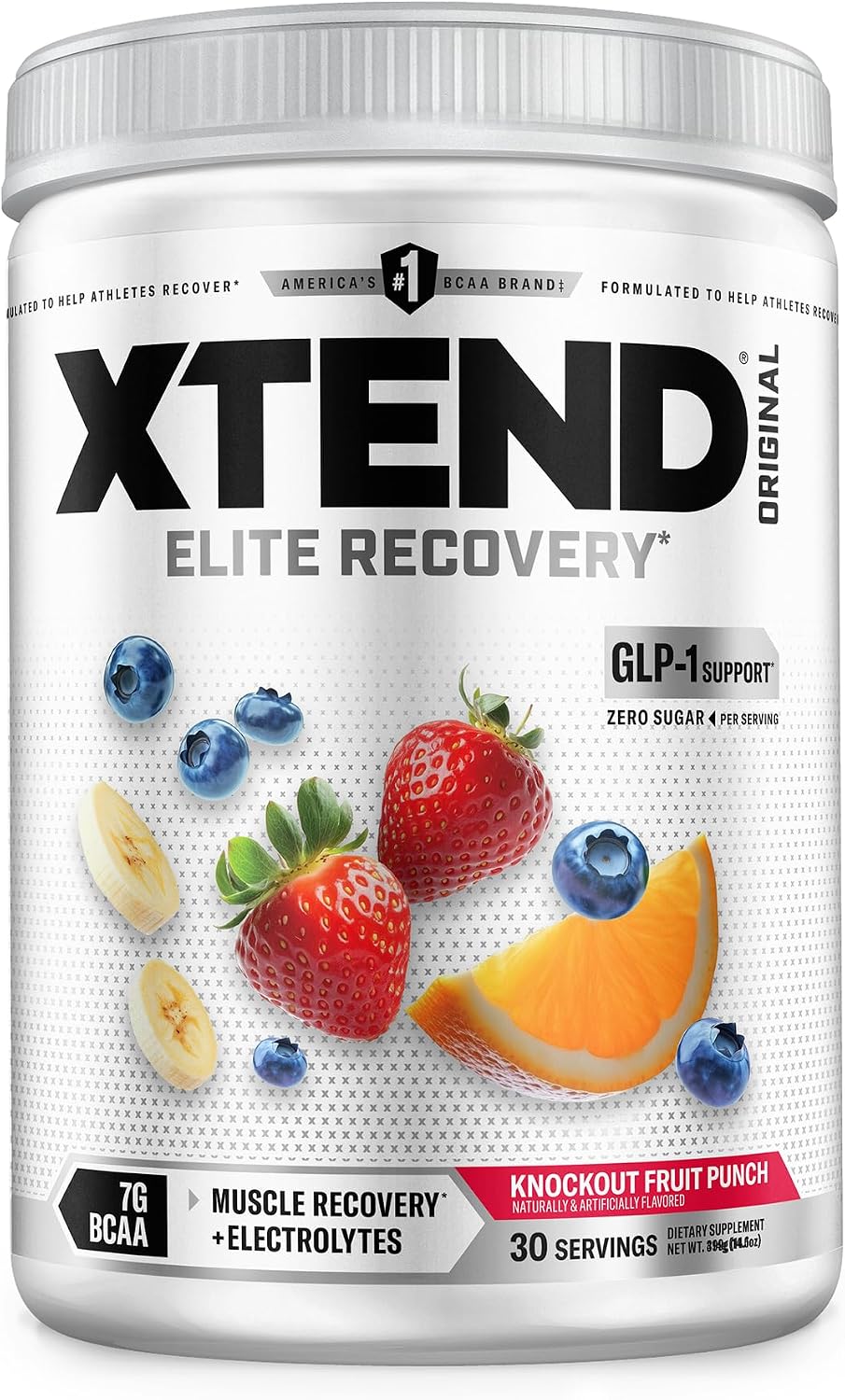 پودر BCAA اکستند مدل XTEND Original، 30 وعده، طعم پانچ میوه