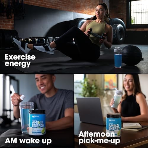 نوشیدنی آمینو انرژی اپتیموم نوتریشن مدل Amino Energy، 30 وعده، طعم موهیتو بلوبری