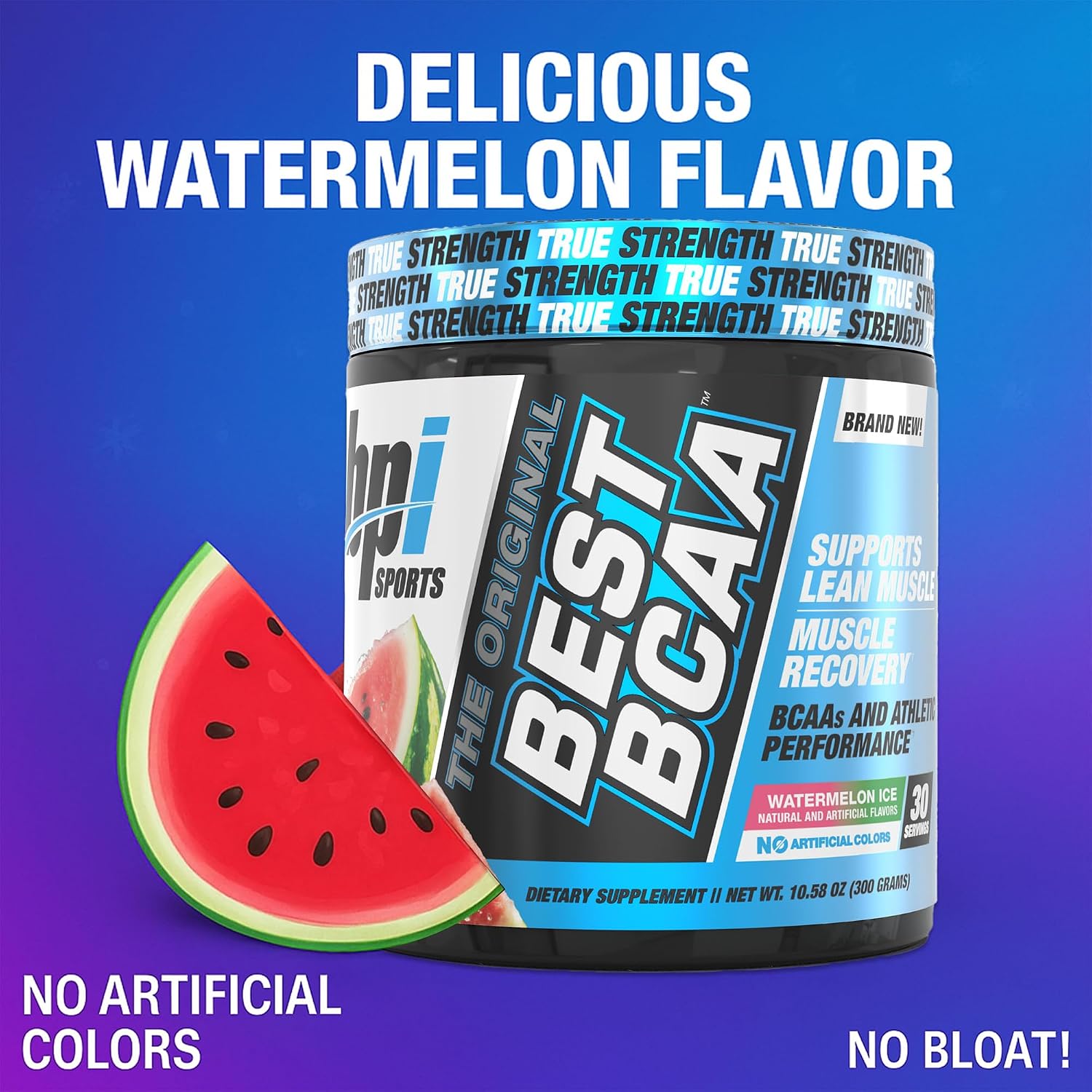پودر BCAA بی‌پی‌آی اسپورتس مدل Best BCAA، 1.32 پوند، 60 وعده، طعم هندوانه یخی