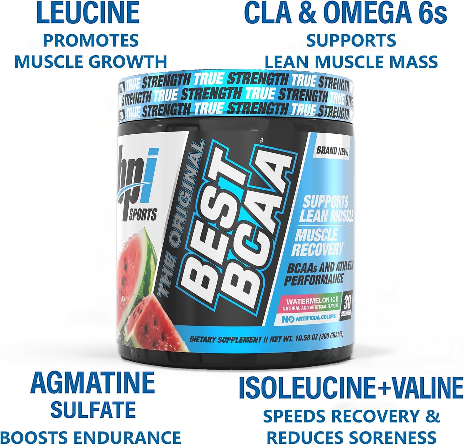 پودر BCAA بی‌پی‌آی اسپورتس مدل Best BCAA، 1.32 پوند، 60 وعده، طعم هندوانه یخی
