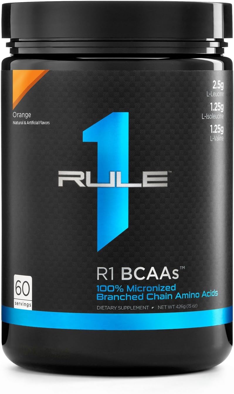 مکمل BCAA رول وان، 444 گرم، 60 وعده، طعم پرتقال