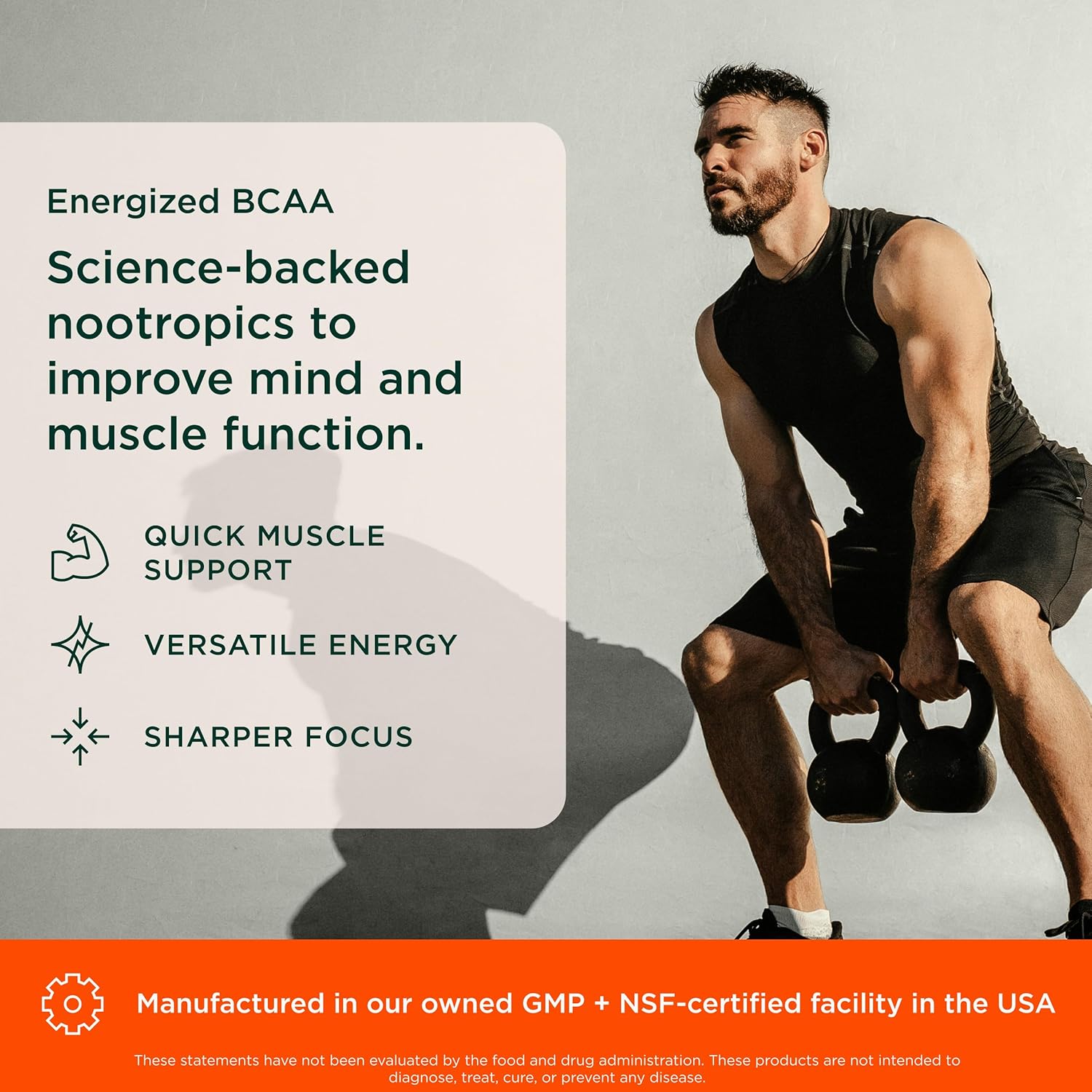 پودر BCAA The Genius Brand، طعم پرتقال