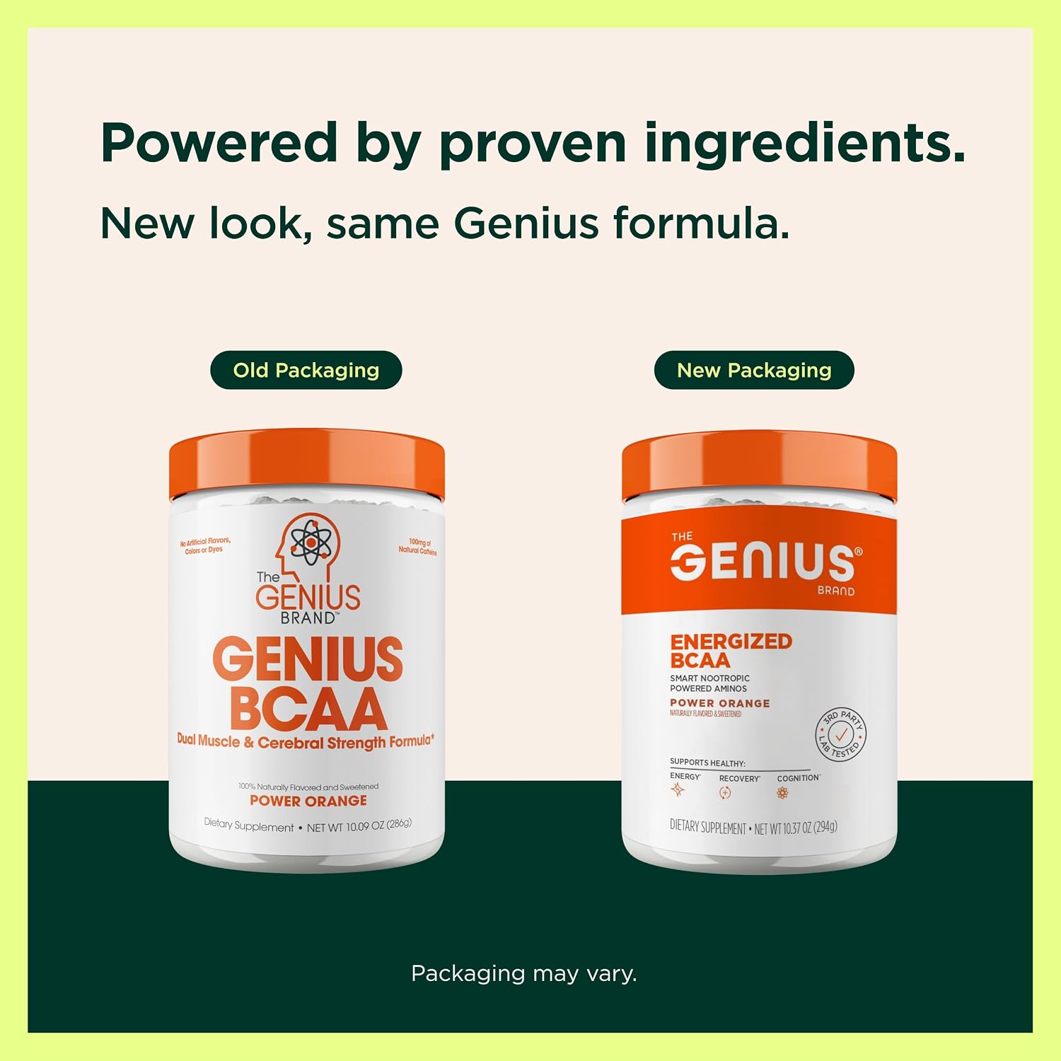 پودر BCAA The Genius Brand، طعم پرتقال
