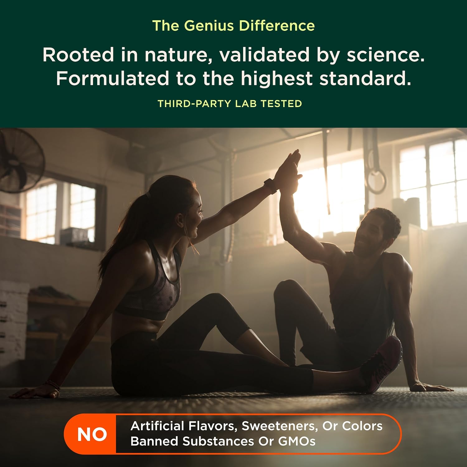 پودر BCAA The Genius Brand، طعم پرتقال