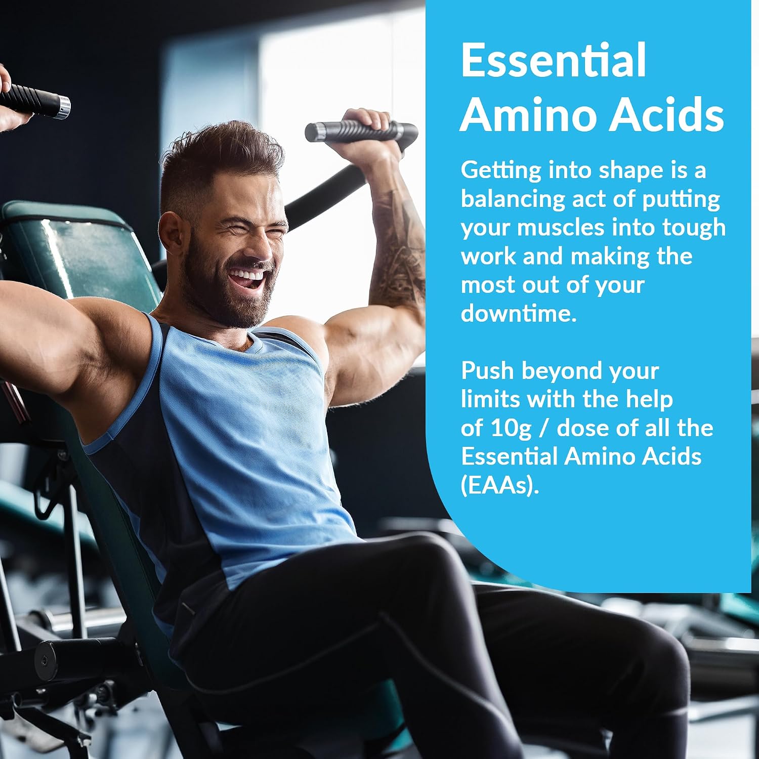 مکمل BCAA و EAA Granite Supplements مدل Essential Amino Acids، طعم سیب سبز