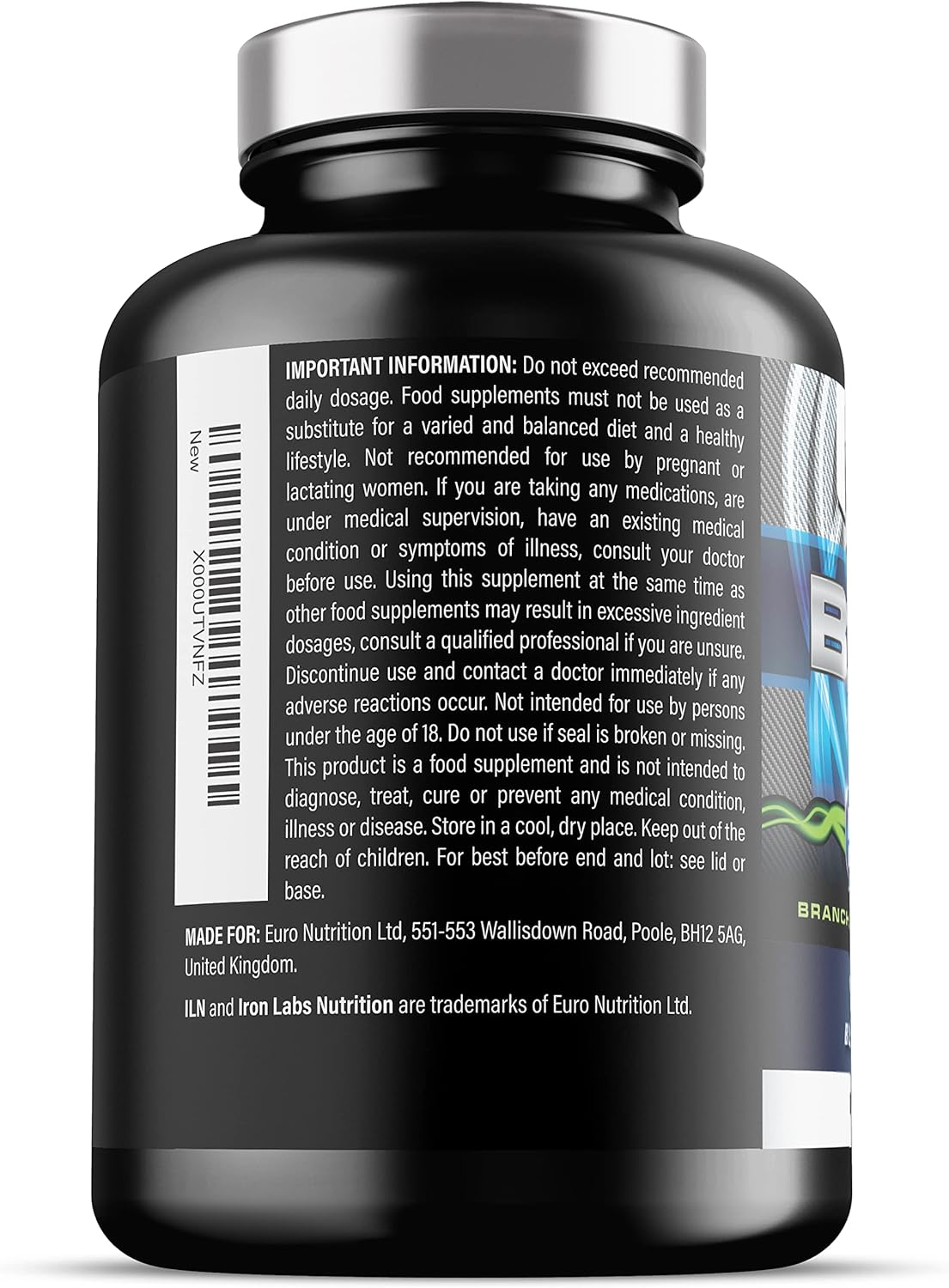 کپسول BCAA Iron Labs Nutrition، 150 کپسول، 30 وعده