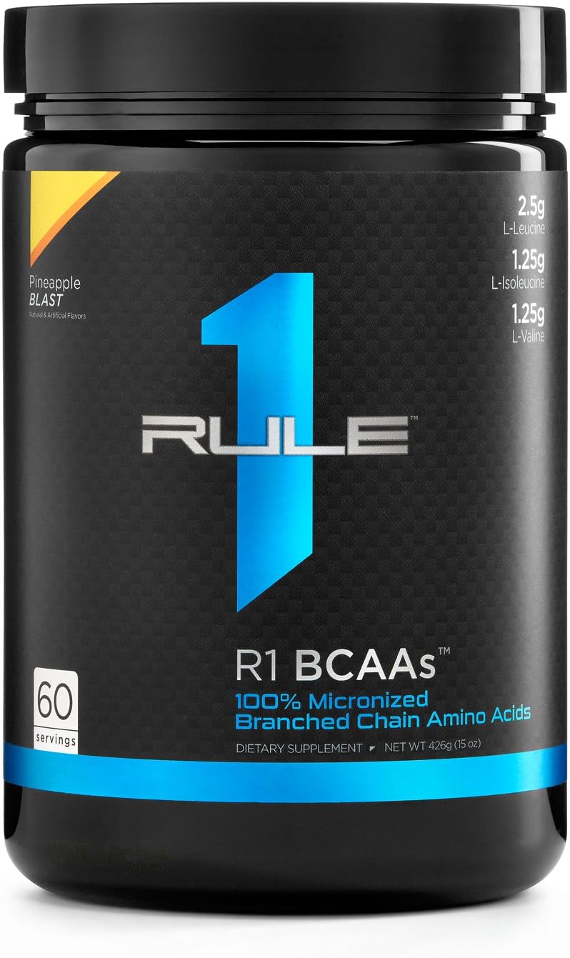 مکمل BCAA رول وان، 426 گرم، 60 وعده، طعم آناناس