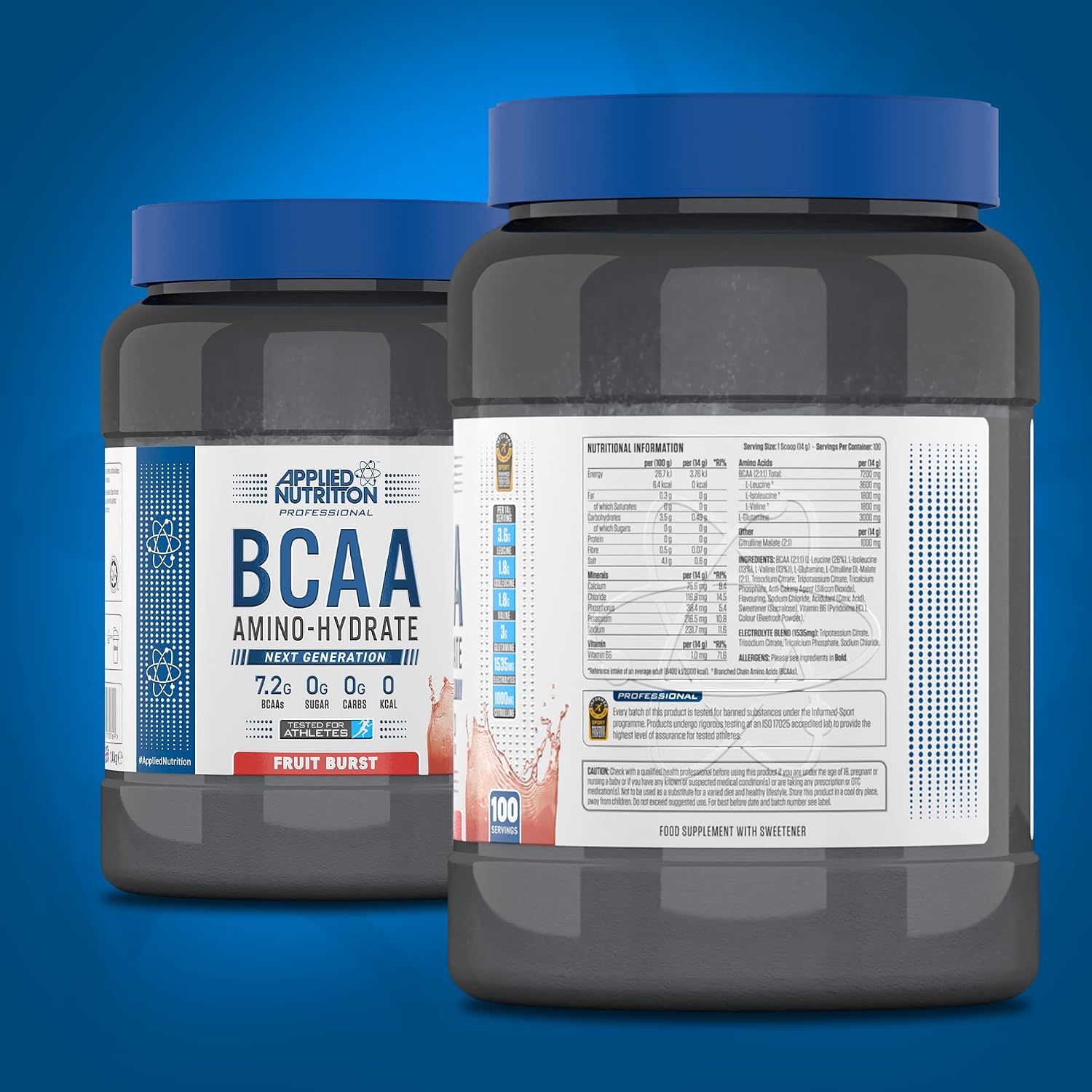 پودر BCAA اپلاید نوتریشن، 1.4 کیلوگرم