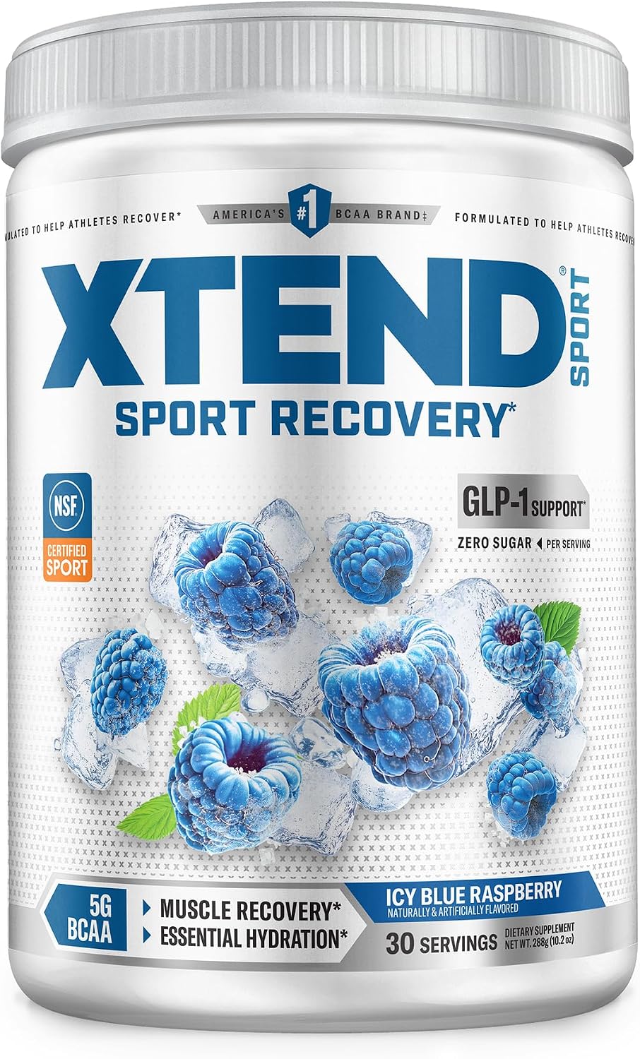 پودر BCAA اکستند، 30 وعده، طعم تمشک آبی