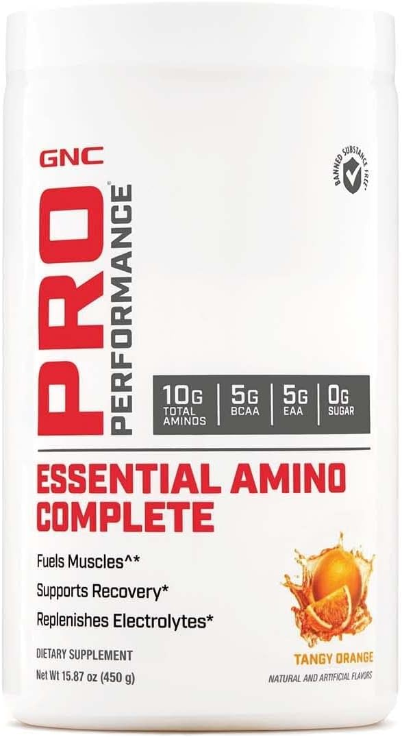 مکمل EAA جی ان سی مدل Amino Complete، 30 وعده، طعم پرتقال