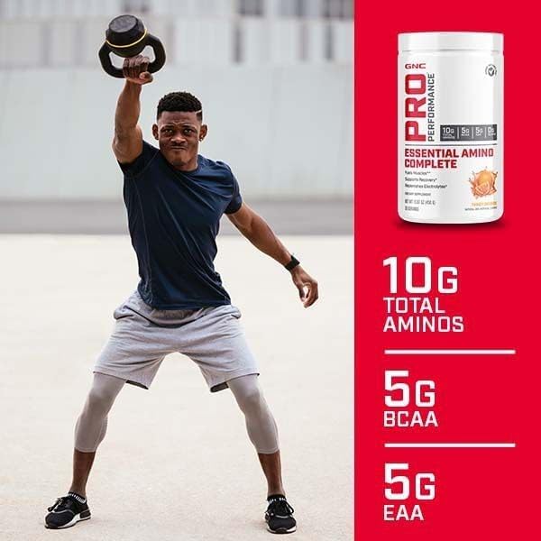 مکمل EAA جی ان سی مدل Amino Complete، 30 وعده، طعم پرتقال