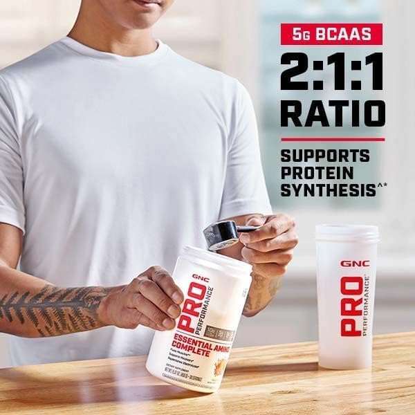 مکمل EAA جی ان سی مدل Amino Complete، 30 وعده، طعم پرتقال