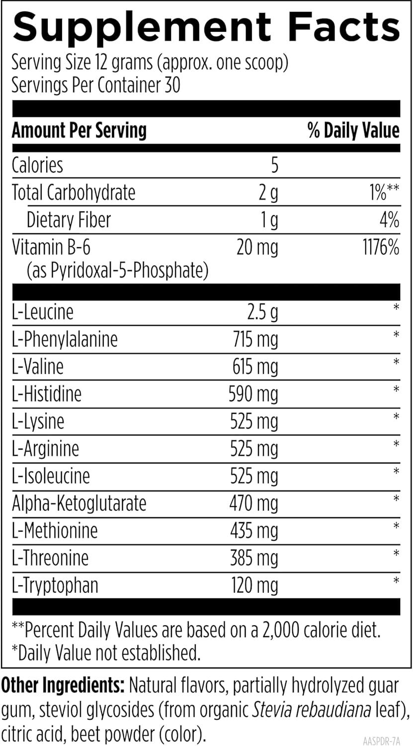 پودر BCAA Designs for Health، 360 گرم، 30 وعده، طعم پانچ میوه