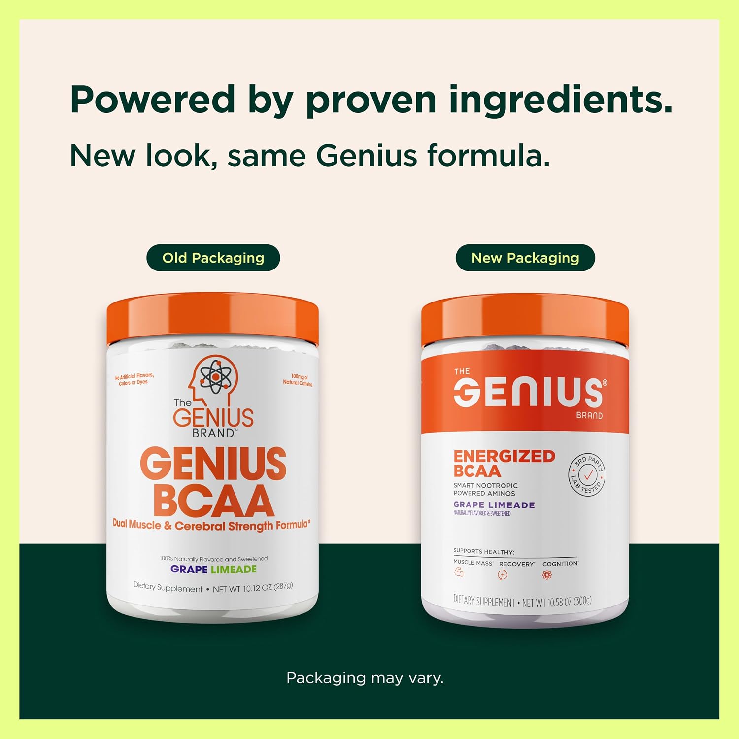 پودر BCAA The Genius Brand، طعم انگور