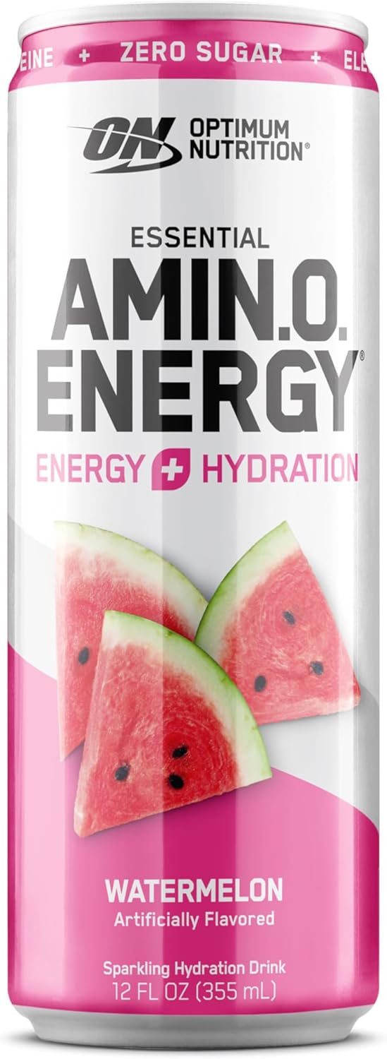 نوشیدنی آمینو انرژی و الکترولیت اپتیموم نوتریشن مدل Amino Energy، 12 اونس مایع، طعم هندوانه