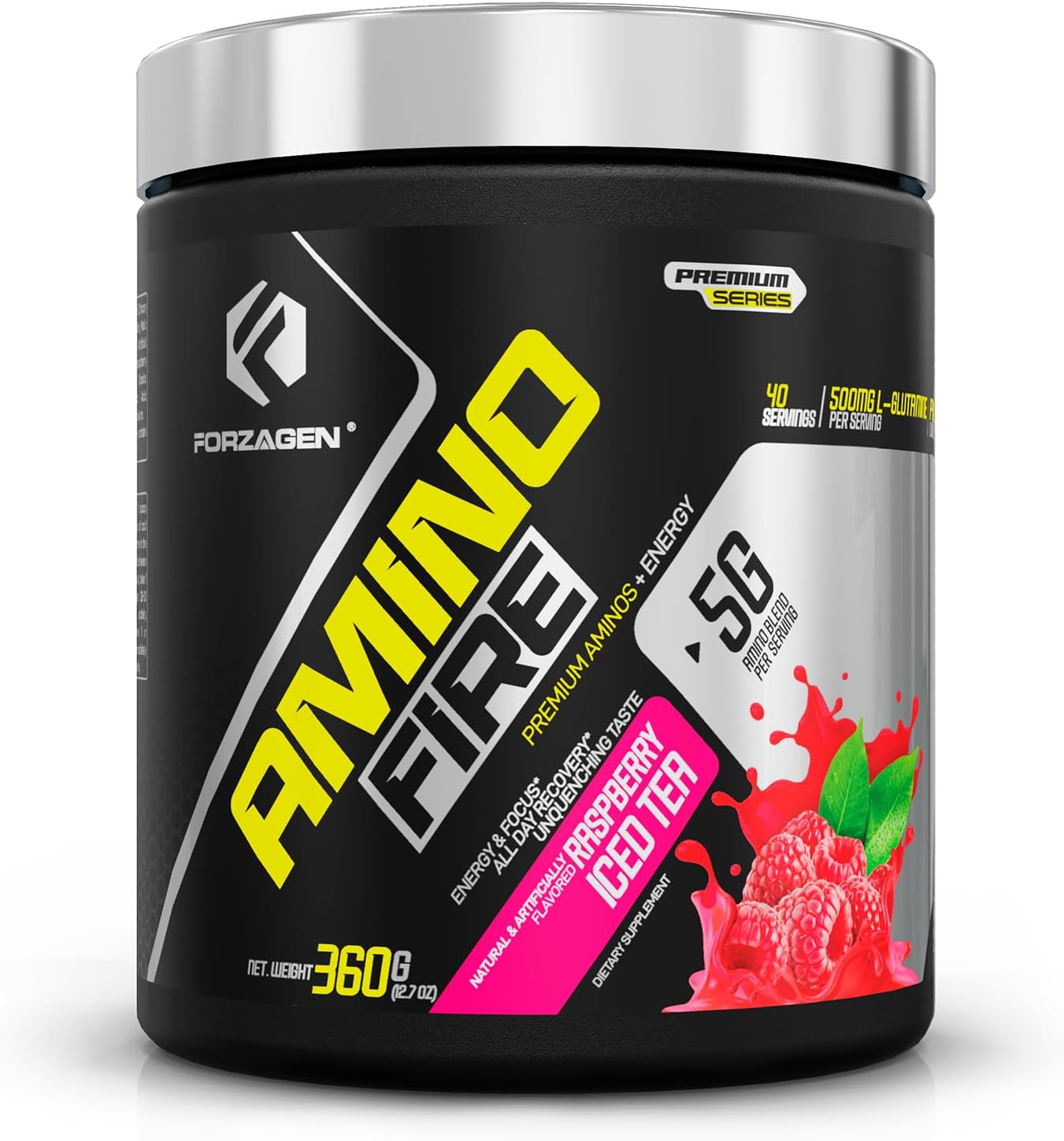 مکمل آمینو انرژی Forzagen مدل Amino Energy، 40 وعده، طعم بری