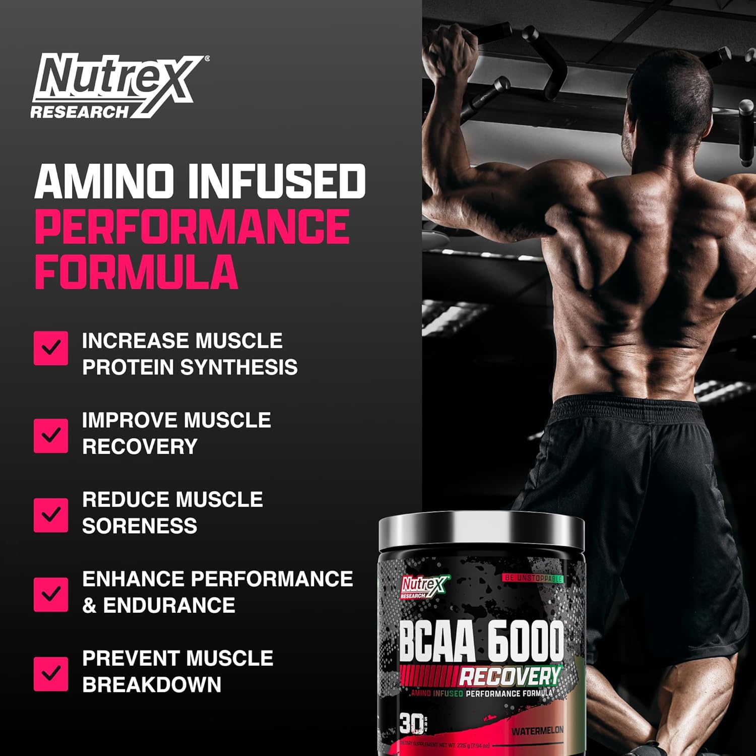 پودر آمینو انرژی نوترکس ریسرچ مدل Amino Energy، 30 وعده، طعم هندوانه