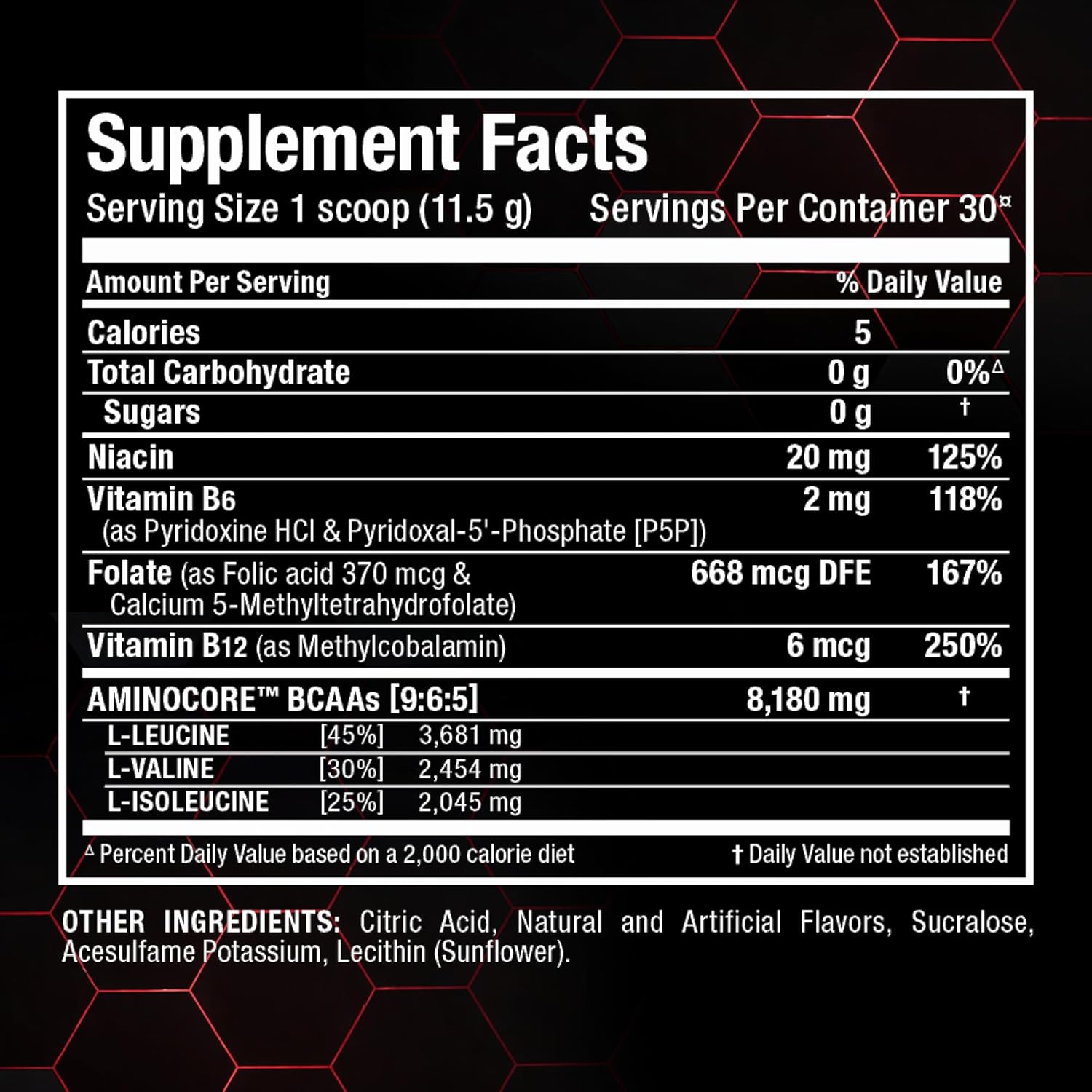 مکمل BCAA آل‌مکس، 315 گرم، طعم لیموناد صورتی