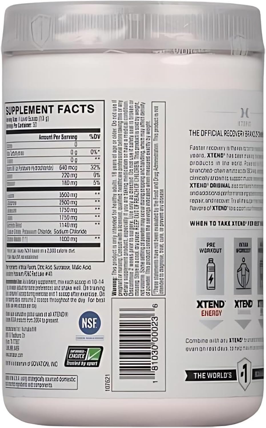 پودر BCAA اکستند مدل XTEND Original، 30 وعده، طعم هندوانه