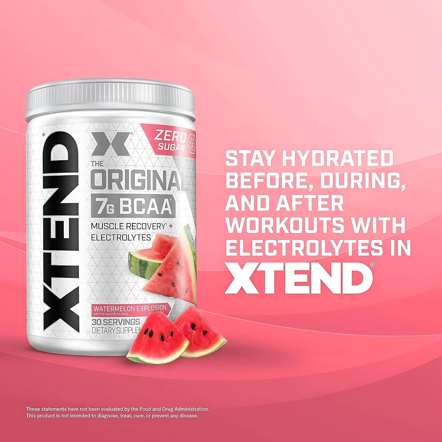 پودر BCAA اکستند مدل XTEND Original، 30 وعده، طعم هندوانه