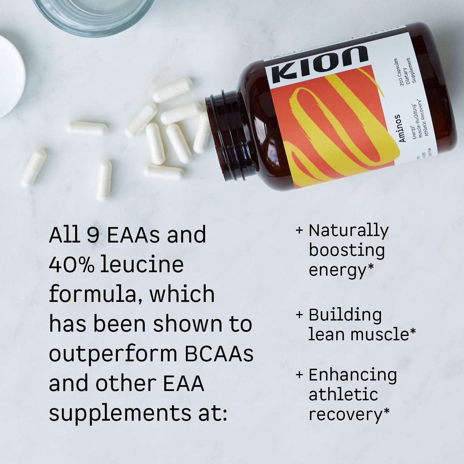 کپسول EAA کیون مدل Essential Amino Acids، 30 وعده