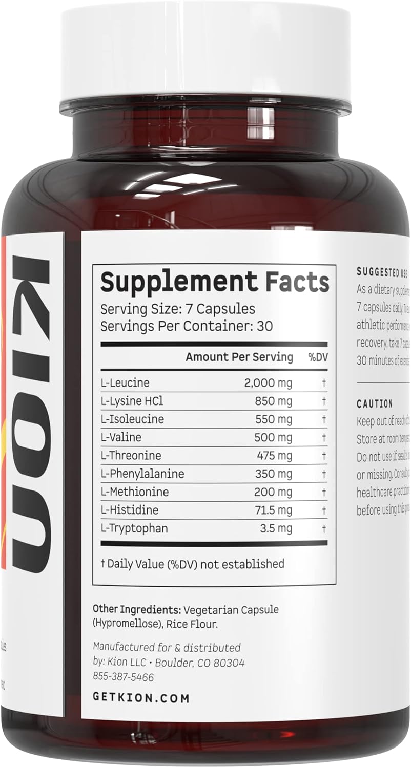 کپسول EAA کیون مدل Essential Amino Acids، 30 وعده
