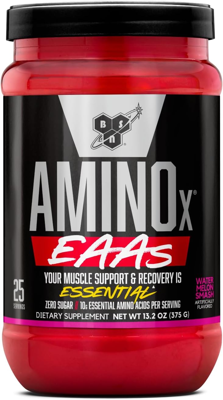 مکمل BCAA و EAA BSN مدل Essential Amino Acids، 13.2 اونس، 25 وعده، طعم هندوانه