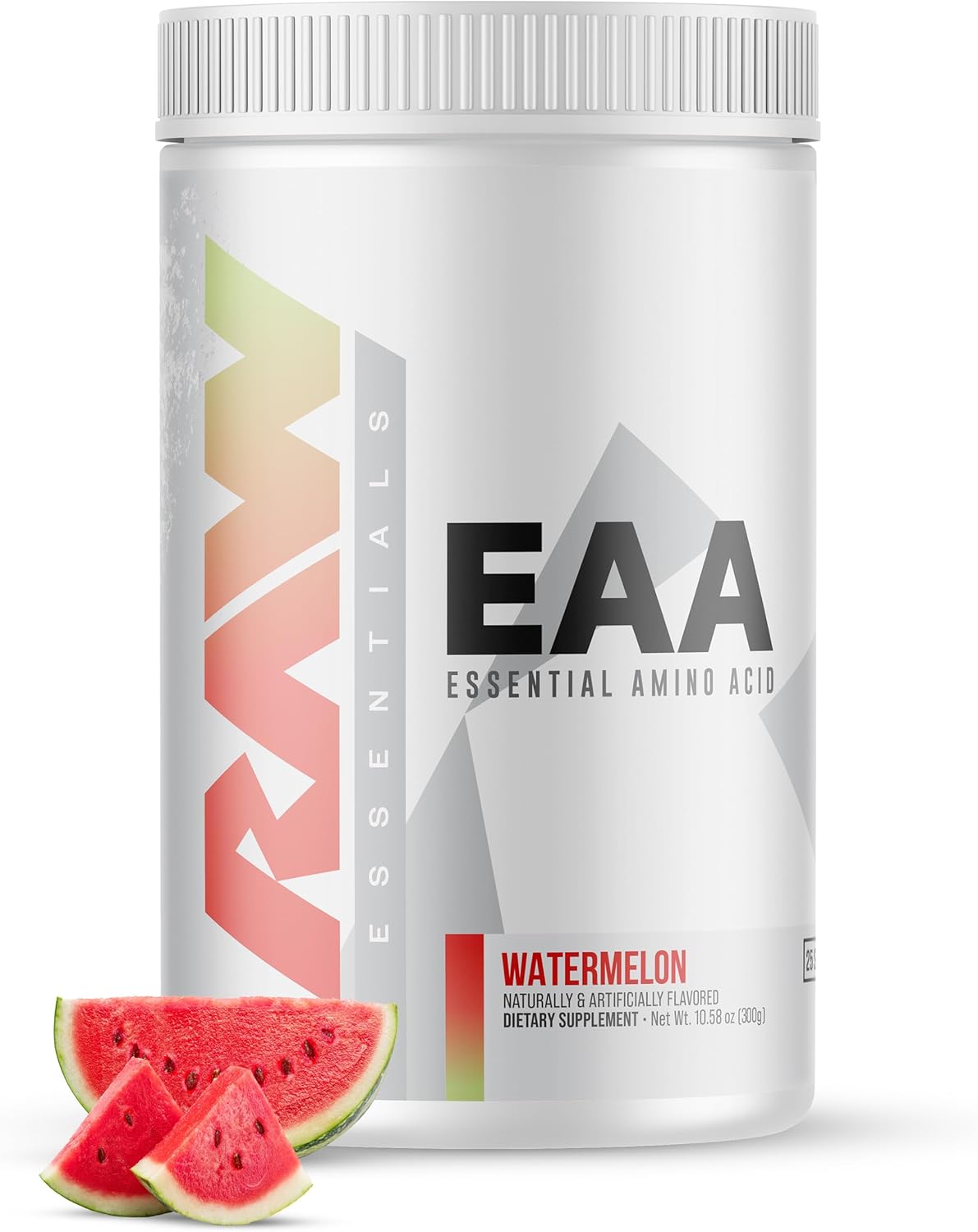 پودر BCAA و EAA راو مدل Essential Amino Acids، 25 وعده، طعم هندوانه