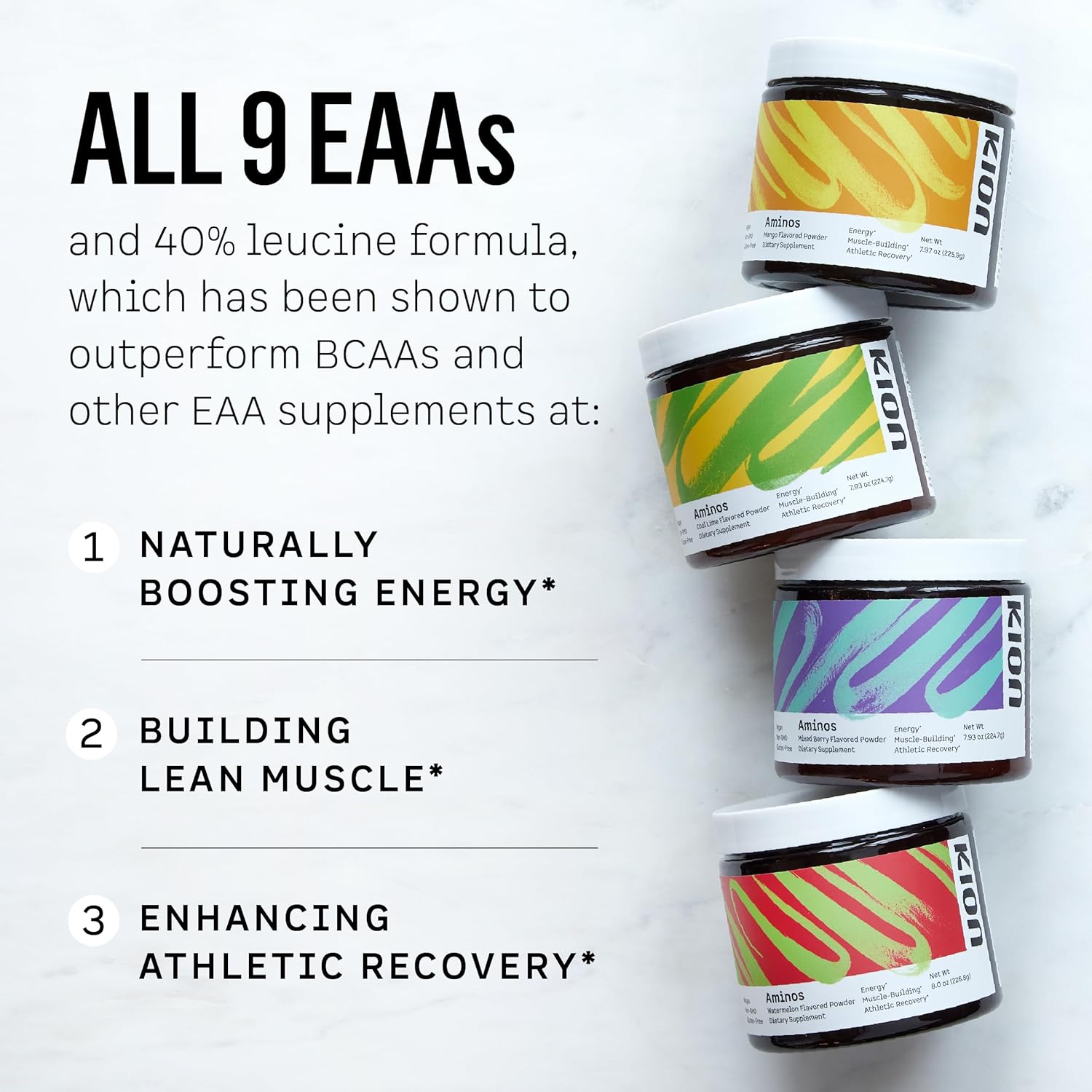 پودر EAA کیون مدل Essential Amino Acids