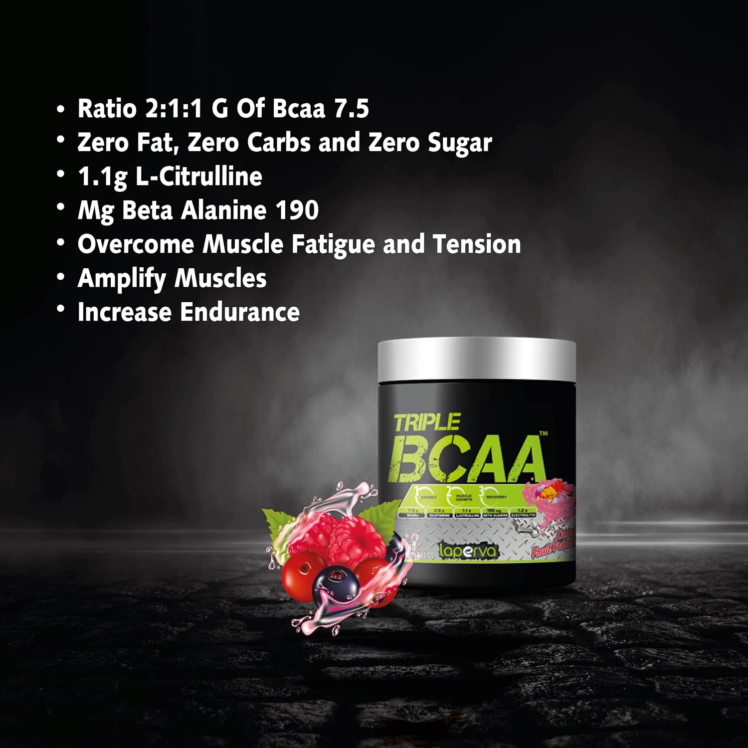مکمل BCAA لاپروا، 90 وعده، طعم هندوانه