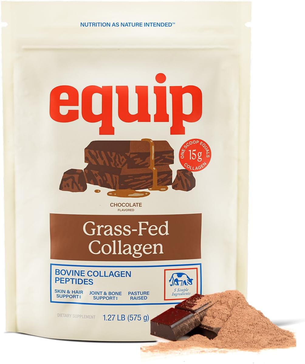 پودر کلاژن Equip، 1.23 پوند، طعم شکلات