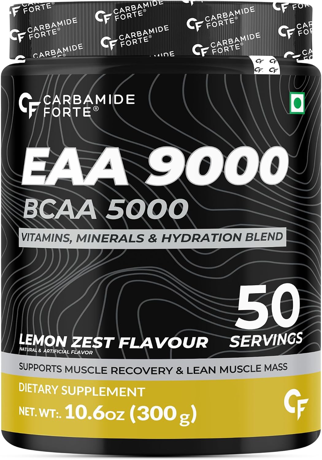 مکمل BCAA و EAA کاربامید فورت مدل Essential Amino Acids، 300 گرم، 50 وعده