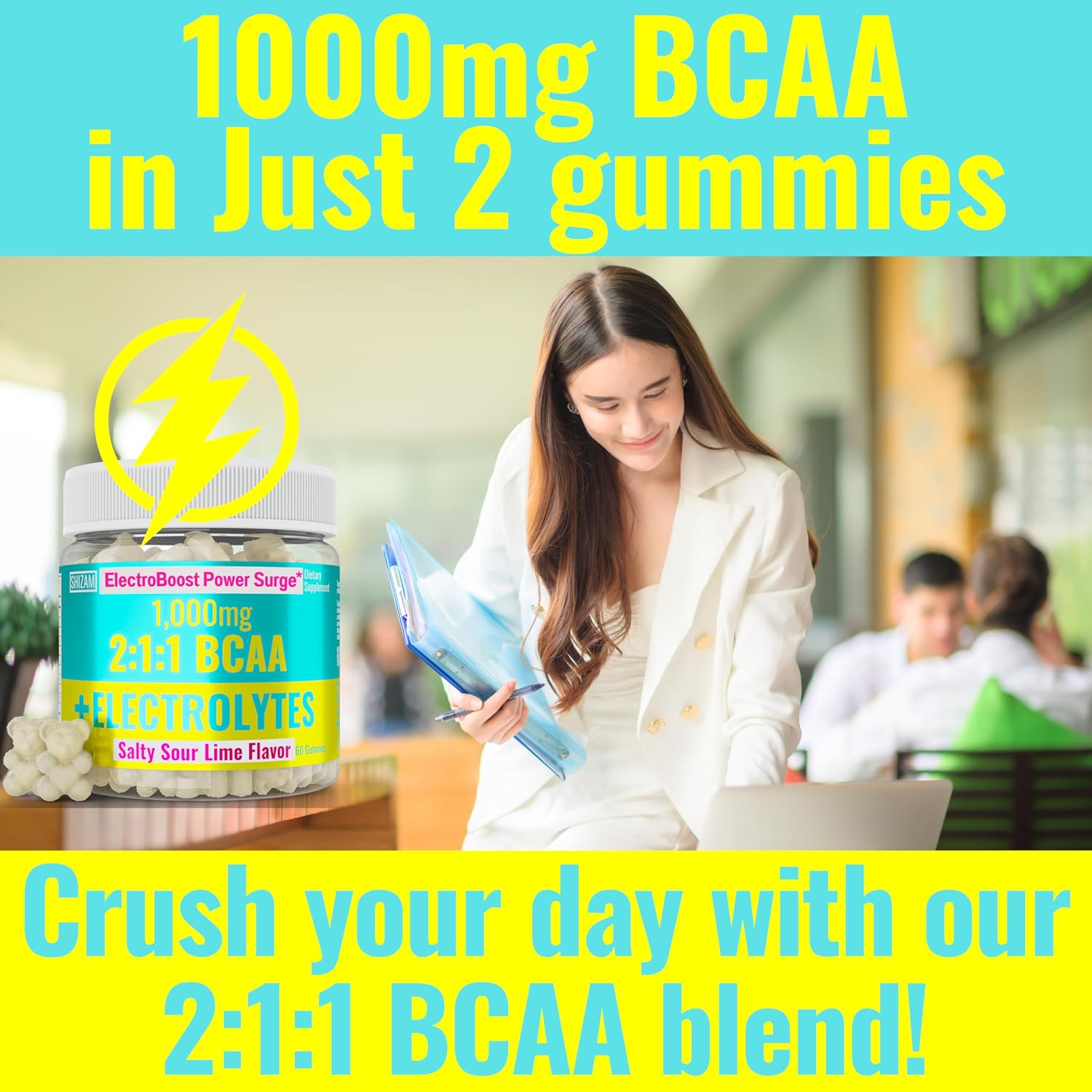 پاستیل BCAA SHIZAM برای ریکاوری عضلات