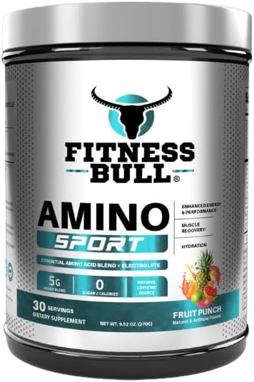 مکمل BCAA Fitness Bull، طعم پانچ میوه