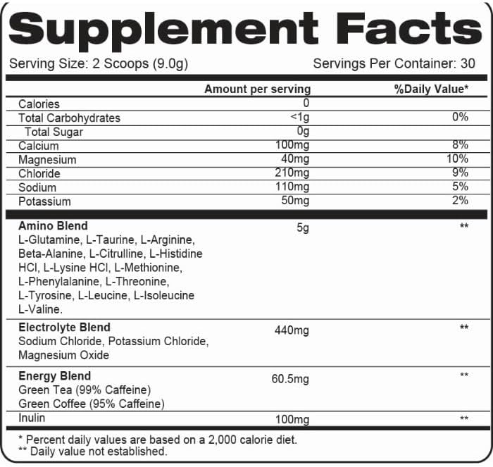 مکمل BCAA Fitness Bull، طعم پانچ میوه