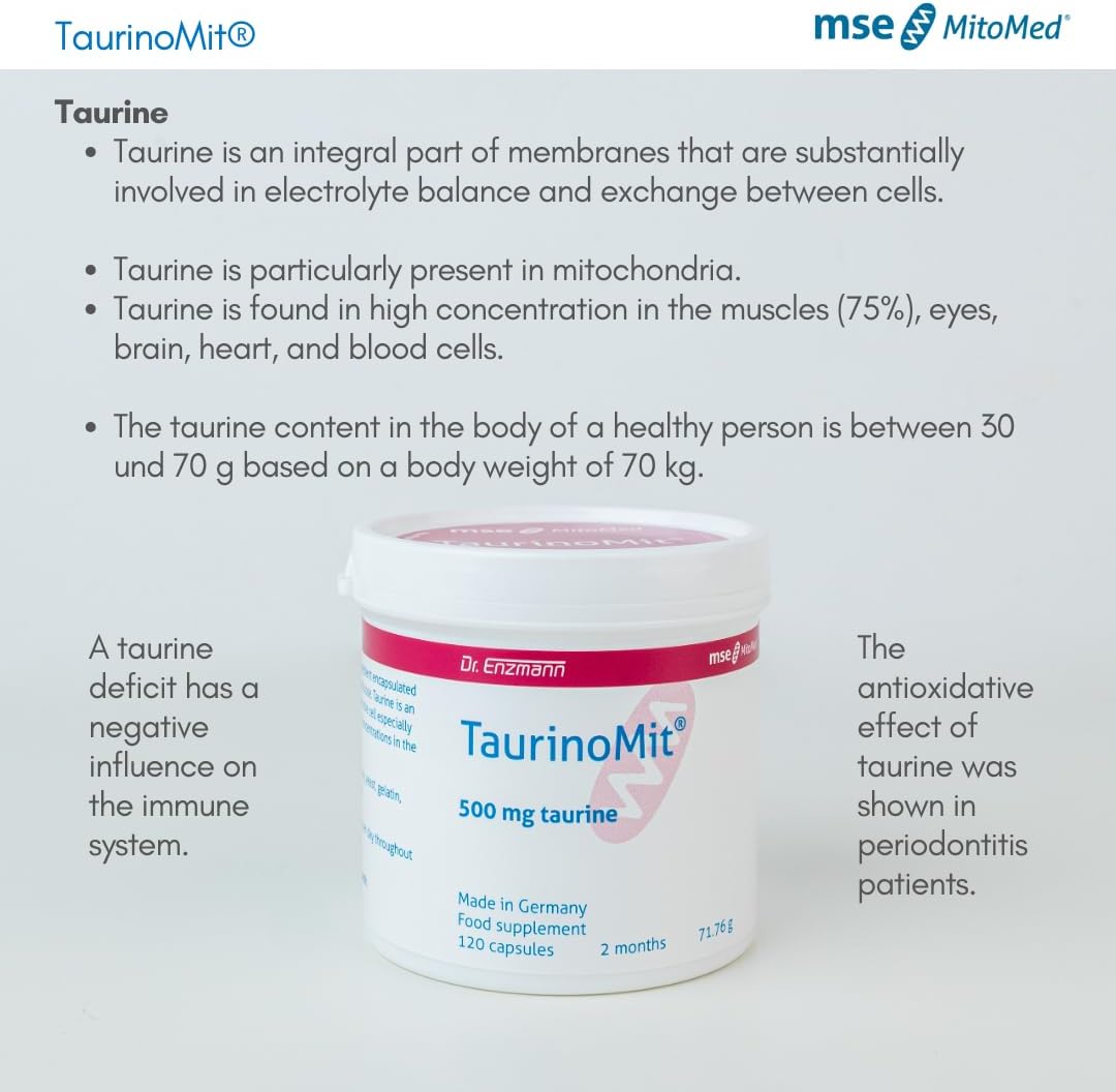 کپسول تائورین mse Pharmazeutika GmbH، 120 عدد