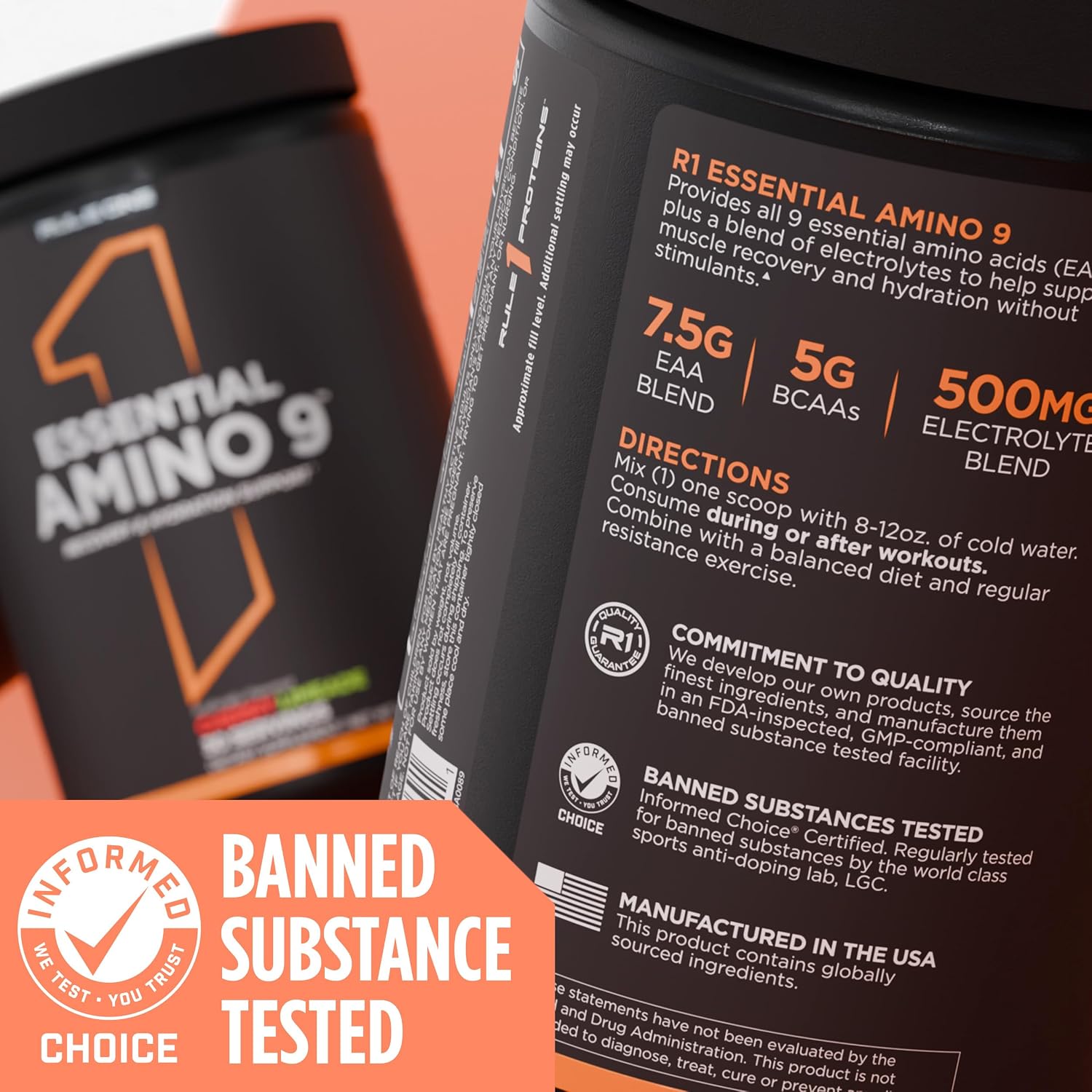 مکمل EAA رول وان مدل Essential Amino 9، 30 وعده، طعم پانچ میوه