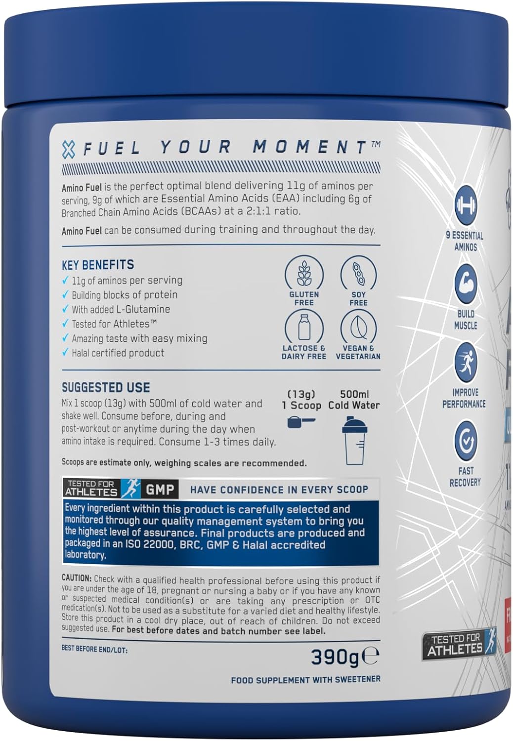 پودر EAA اپلاید نوتریشن مدل Essential Amino Acids، 390 گرم، 30 وعده