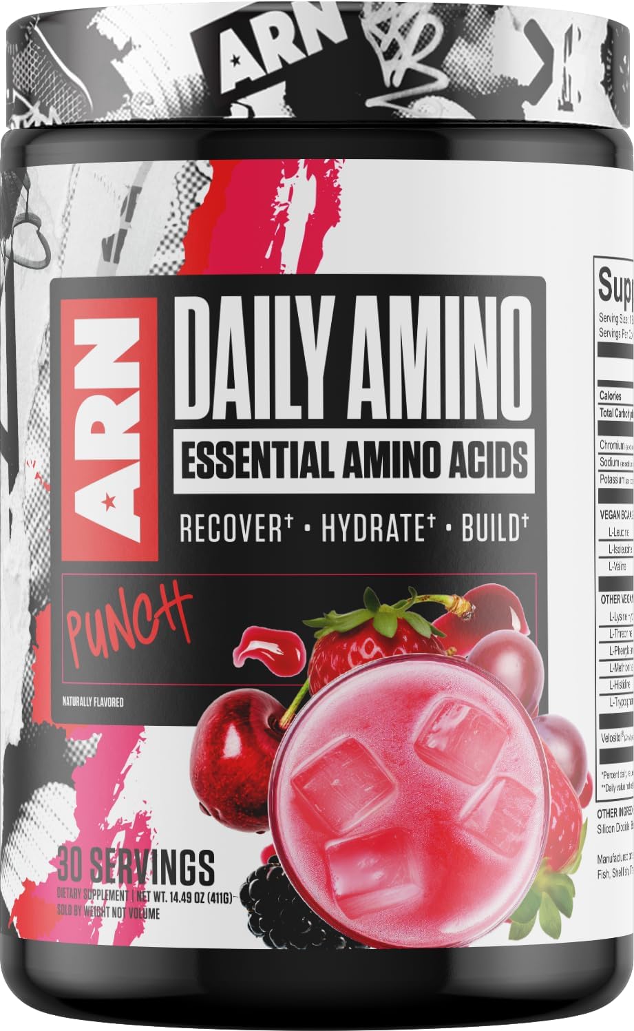 مکمل BCAA و EAA آرمز ریس نوتریشن مدل Daily Amino، 30 وعده، طعم پانچ