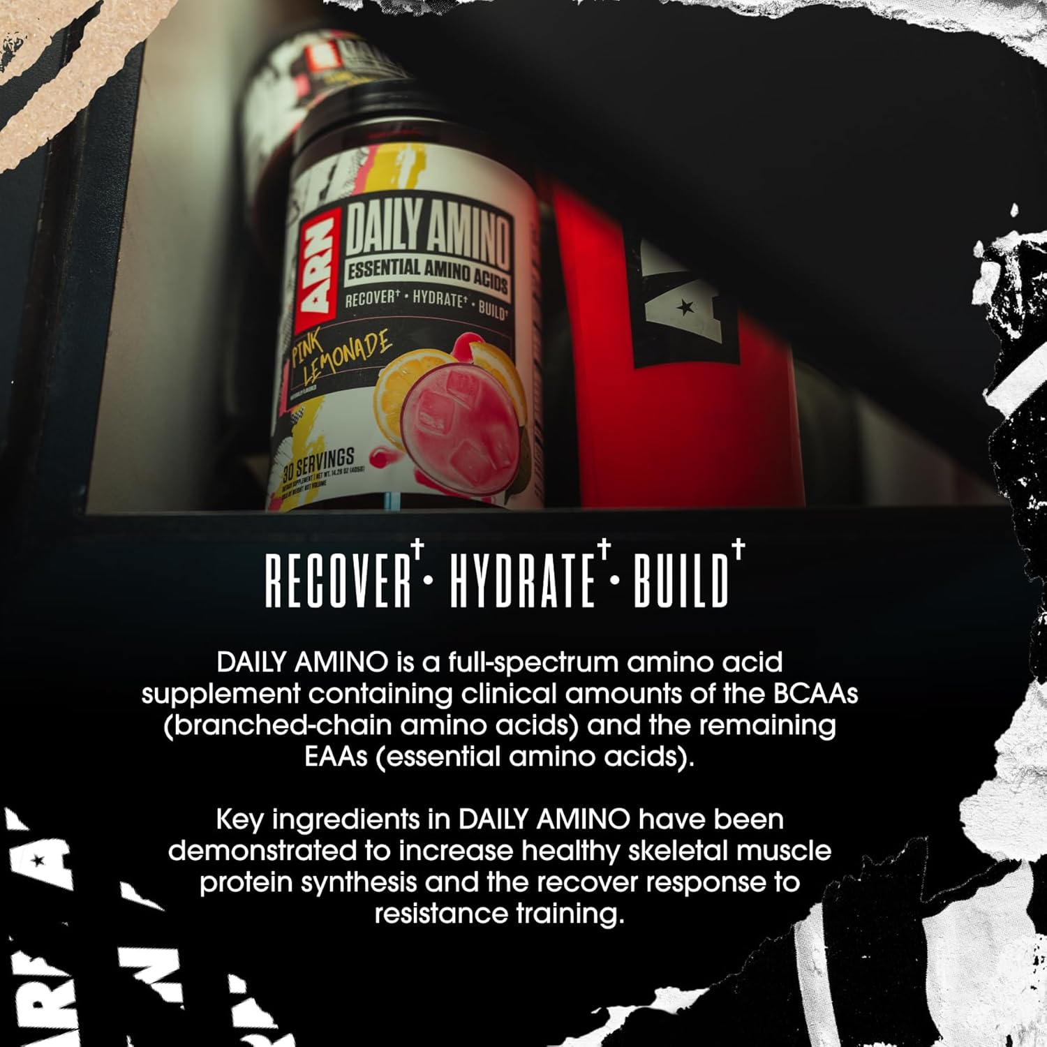 مکمل BCAA و EAA آرمز ریس نوتریشن مدل Daily Amino، 30 وعده، طعم پانچ
