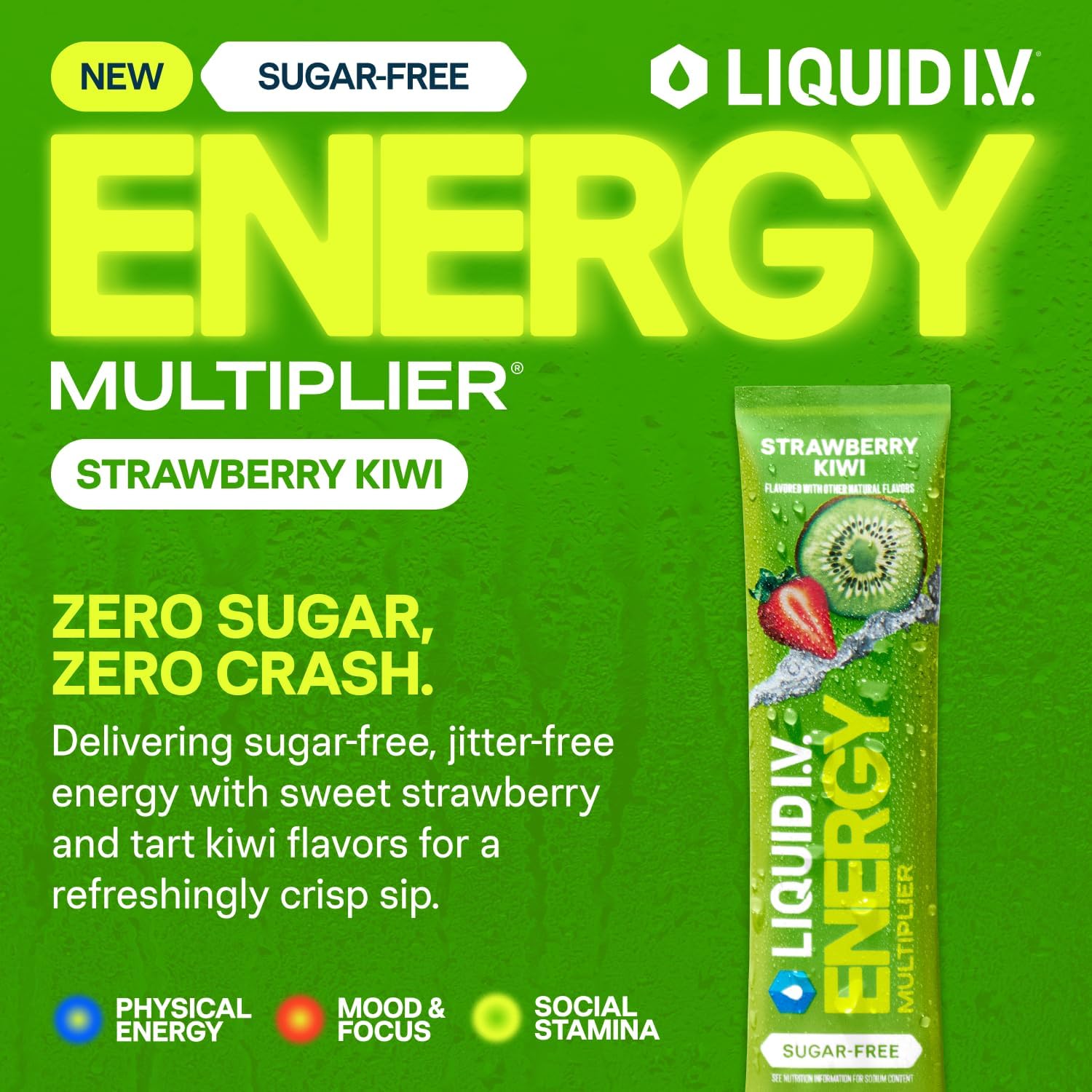مایع ورزشی Liquid I.V.، 14 عدد، طعم توت‌فرنگی