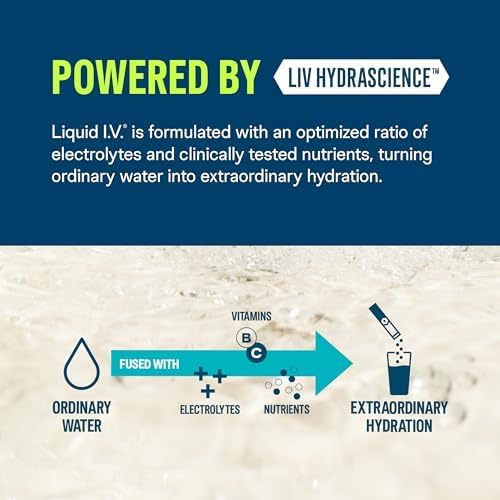 مایع ورزشی Liquid I.V.، 14 عدد، طعم توت‌فرنگی