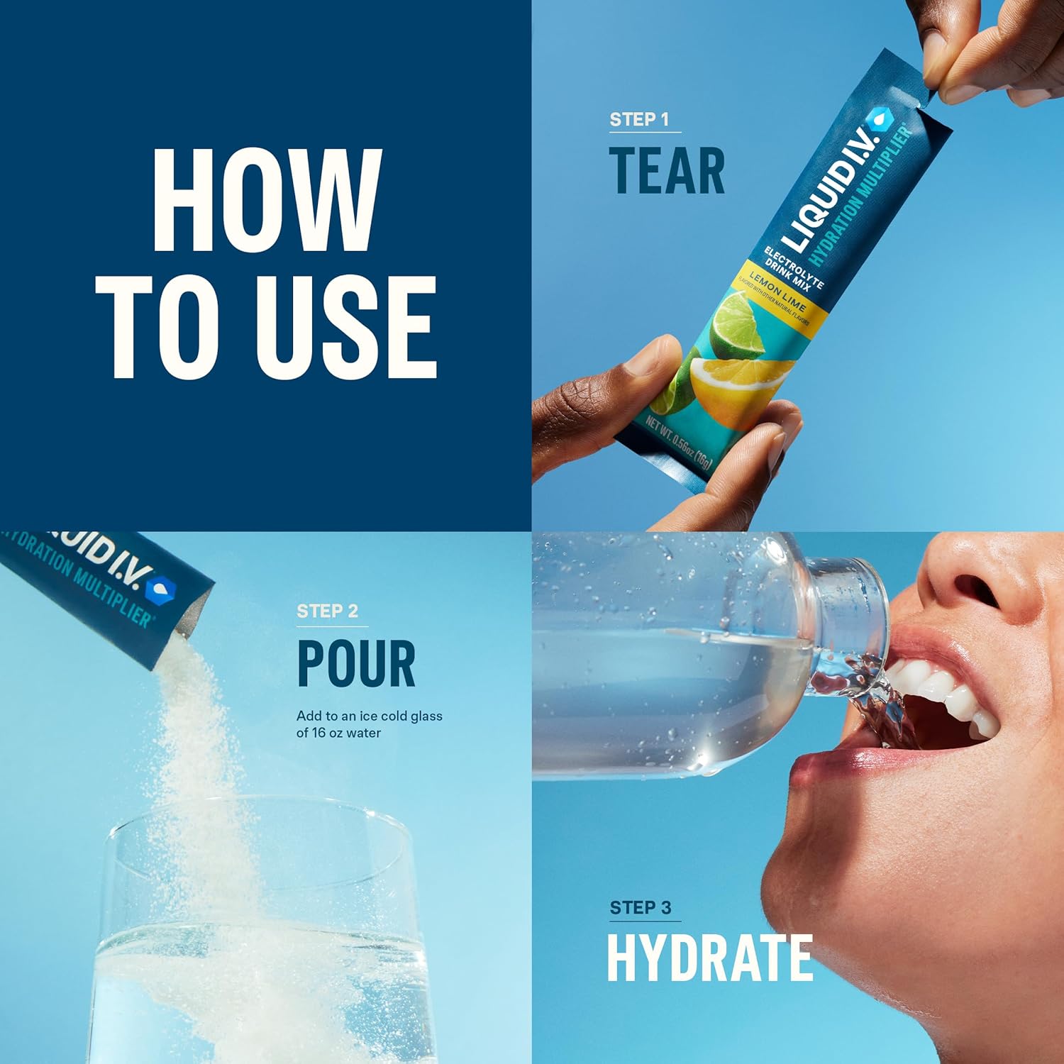 مایع ورزشی Liquid I.V.، 14 عدد، طعم توت‌فرنگی