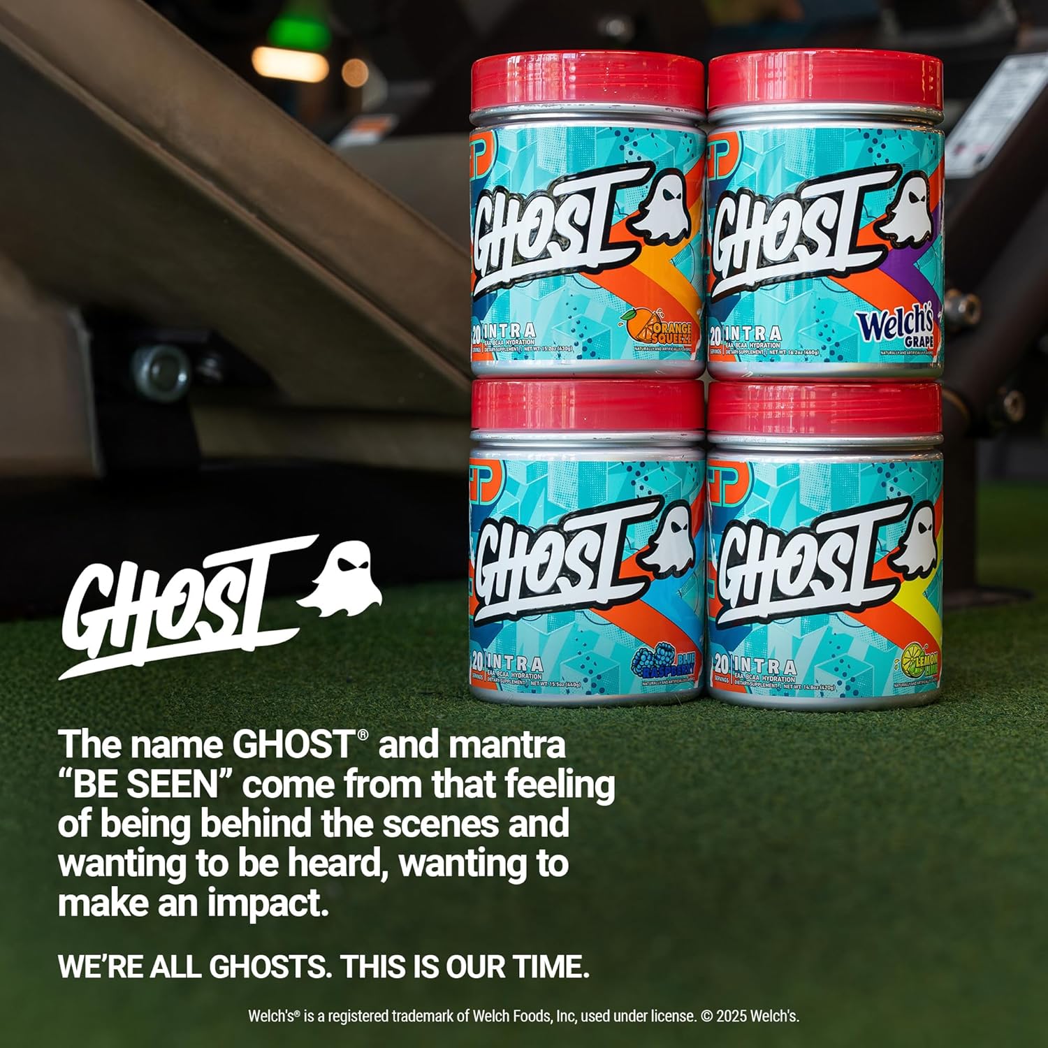 پودر BCAA و EAA GHOST، 20 وعده، طعم لیمو