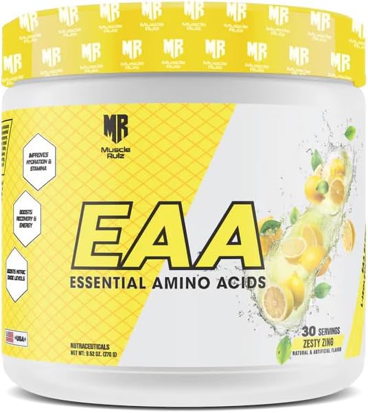 پودر EAA ماسِل رولز مدل Essential Amino Acids، 270 گرم، 30 وعده